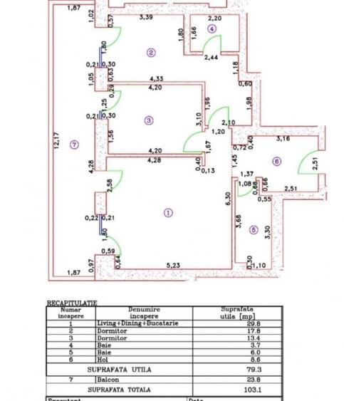 Apartament 3 camere Cortina 126 - 19