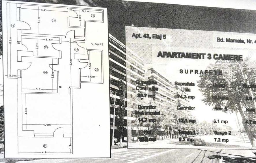 OCAZIE Multiple Apartamente 2 si 3 camere. Bdul Mamaia. Bloc nou. Pret negociabil 1900eur+TVA/mp. Construite la alb. Toate utilitatile disponibile - 2
