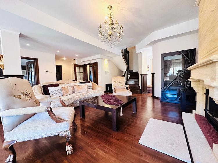 PIPERA || AISB - INCHIRIERE  vila mobilata in complex cu piscina - 5