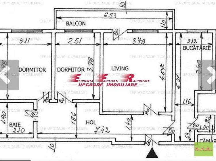 Apartament 3 camere de vanzare zona Mihalache - Averescu - 11