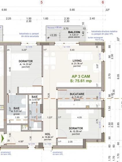 Apartament modern cu 3 camere de vanzare Calea Borhanciului - Cluj - 15