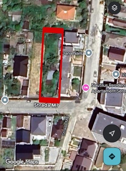 Teren intravilan Mamaia-Sat, str. M7 nr. 6, 505 mp, certificat urbanism P+4 - 1