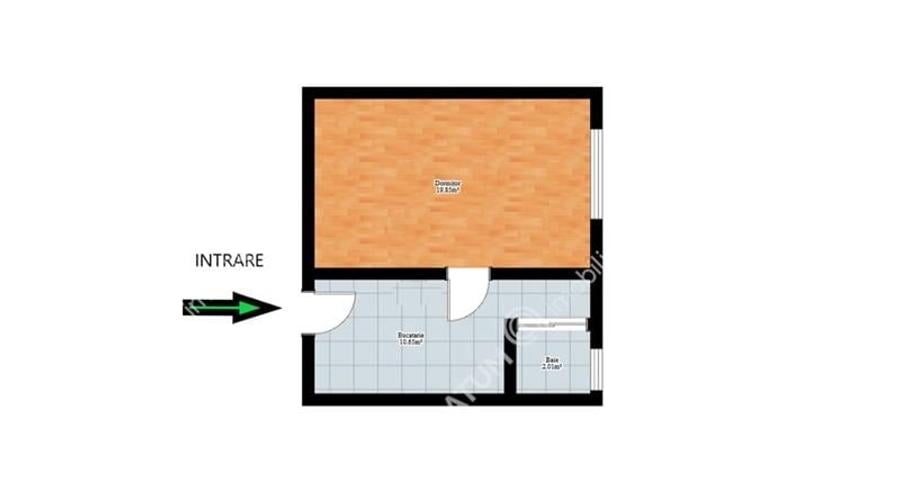 Garsoniera decomandata zona Nicolae Balcescu din Sibiu - 4