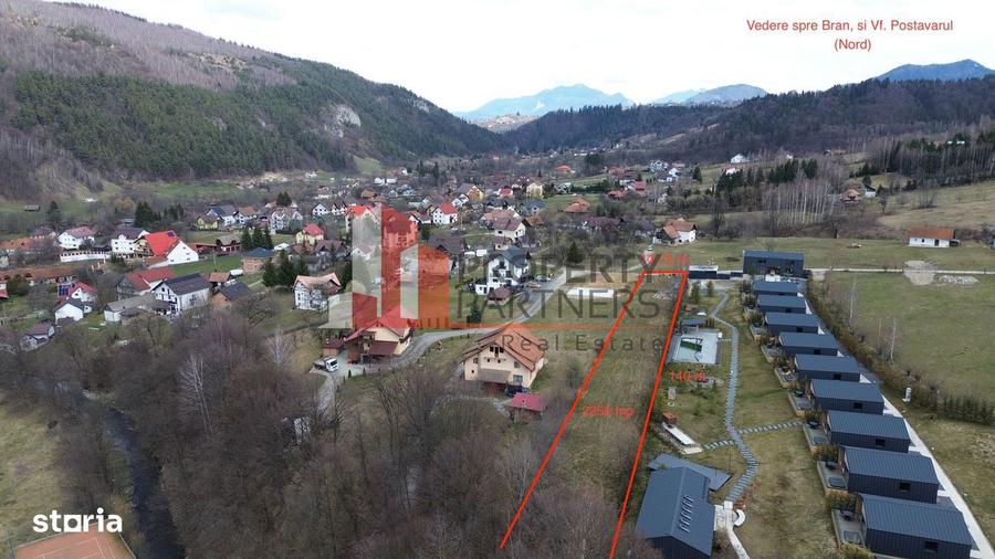 Teren intravilan 2.256 mp Bran Podul ?imonului | Ideal cabane | Ve - 2