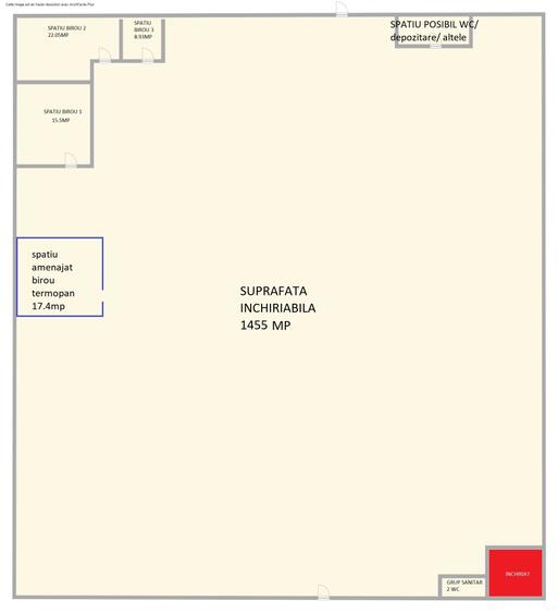 Hala industriala 1400 mp, spatiu depozitare logistica birouri acces TIR - 7