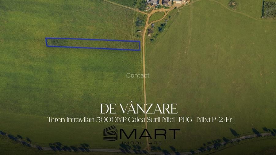 Teren intravilan 5200mp zona Calea Surii Mici