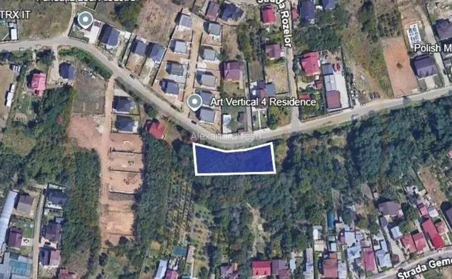 Teren intravilan 1299 MP Geamana, Pitesti zona excelenta, toate utilitatile