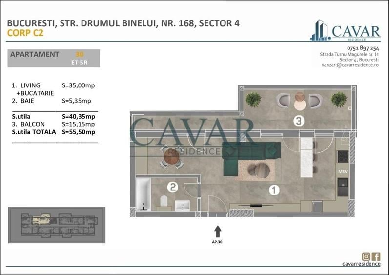 Proiect Cavar Residence Binelui 168 Direct Dezvoltator - 9