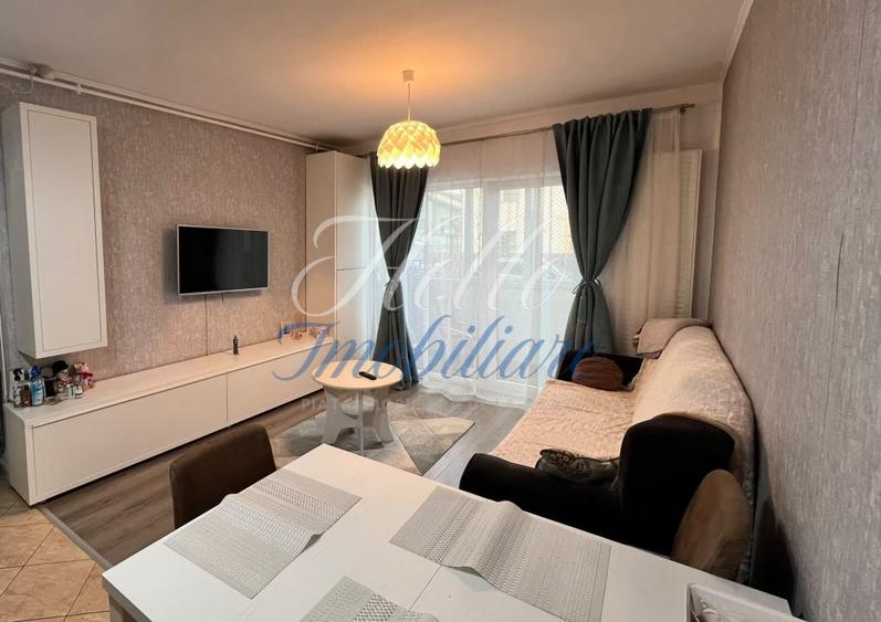 Apartament cu 2 camere semidecomandat, mobilat în Florești