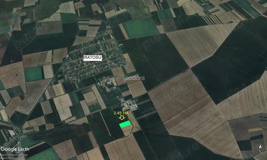 3,45 ha teren arabil la Iratosu