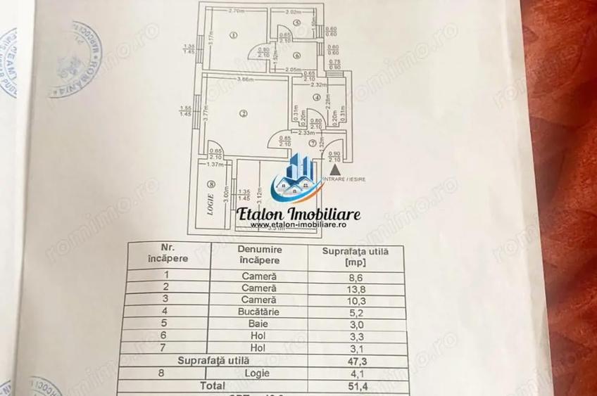 Apartament 3 camere, luminos, Maratei 2 Piatra Neamt - 5