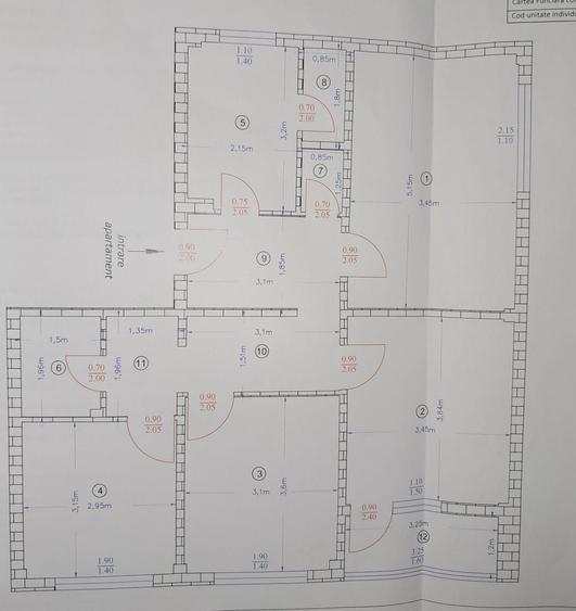 4 camere decomandat, centrală, boxă, etaj 1, 2 băi, Aleea Giurgeni - 1 Decembrie - 18