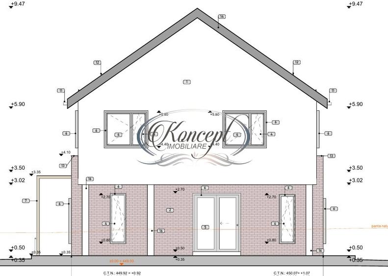 Teren autorizat cu proiect premium pentru casa individuala in Tauti - 4