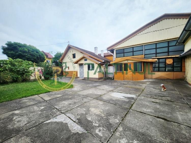 Casă cu teren 671 mp și hală 270 mp - Lazaret, acces din 2 străzi