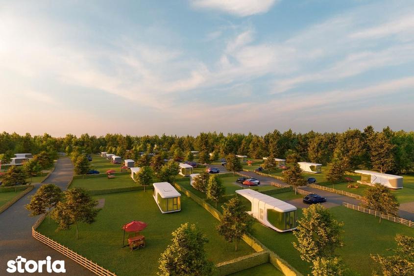Lot de teren cu autorizatie si proiect casa 500mp Snagov - 5
