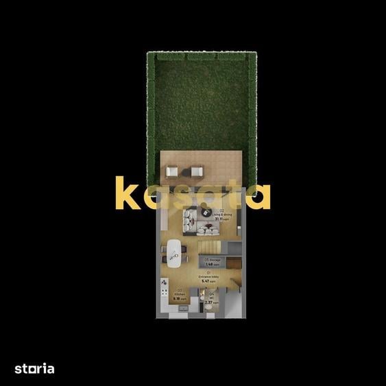Vila Stefanestii de Jos I 4 camere I 101 utili I Duplex - 2