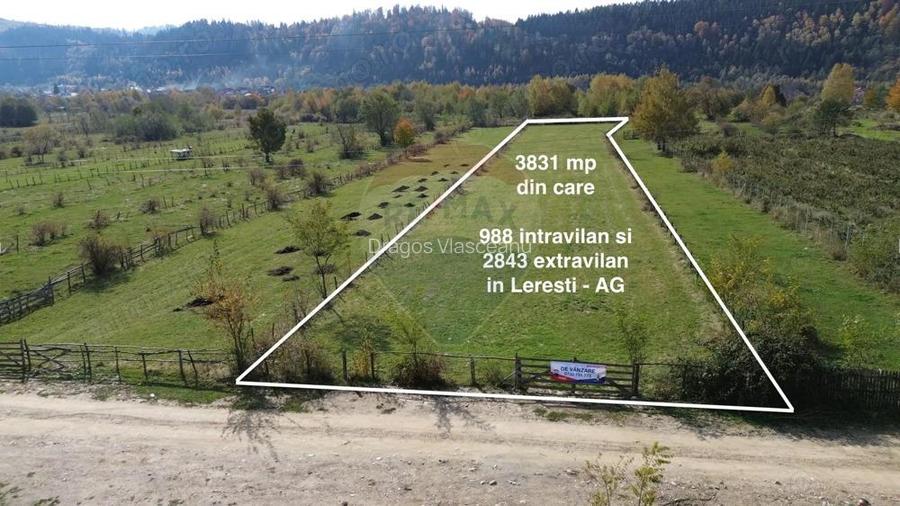 Teren de vanzare in Leresti - ideal pentru casa sau pensiune la munte