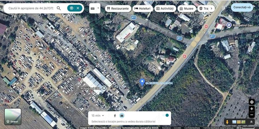 Teren de 3000 mp, în Stâlpu