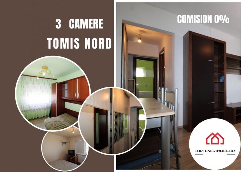 Preț redus! Apartament 3 camere în Tomis Nord – Cireșica, lângă Campusul Univers - 1