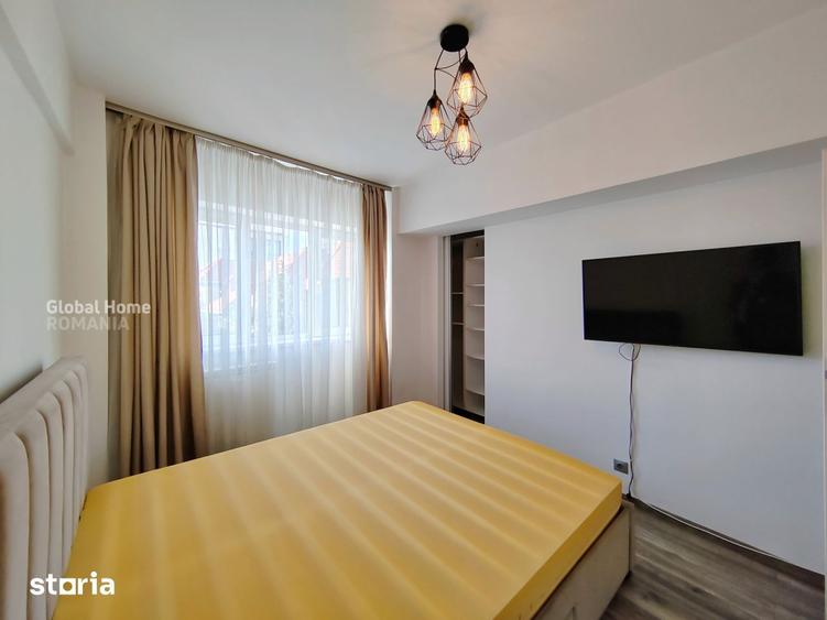 Apartament cu 2 camere semidecomandat, mobilat în Dorobanți