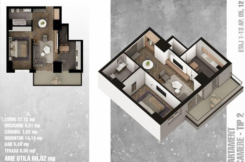 Complex Rezidential Nou | Apartament 2 camere | Shopping ... - 6