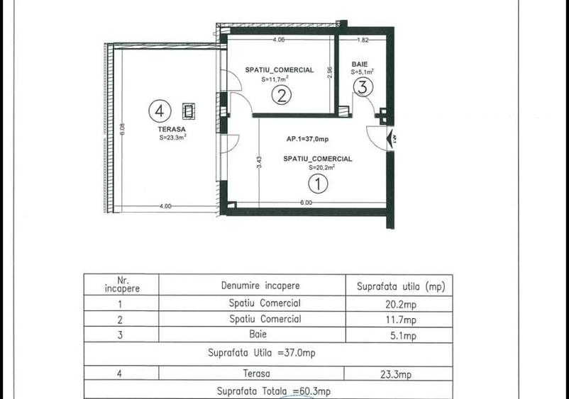 Spatiu comercial, 2 camere, terasa 23 mp, acces din terasa Apahida - 10