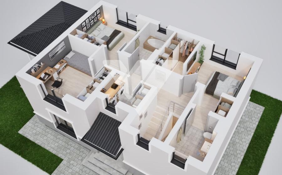 Casa noua premium 5 camere si teren 497 mp - Sura Mica Sibiu - 6