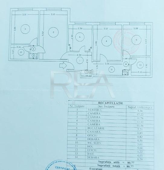 4 Camere Bloc Reabilitat Zona Ghencea - 10
