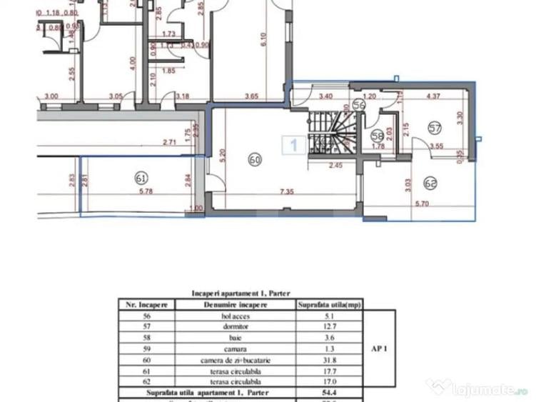 Penthouse 3 terase, 94 mp, zona Semicentrala - 1