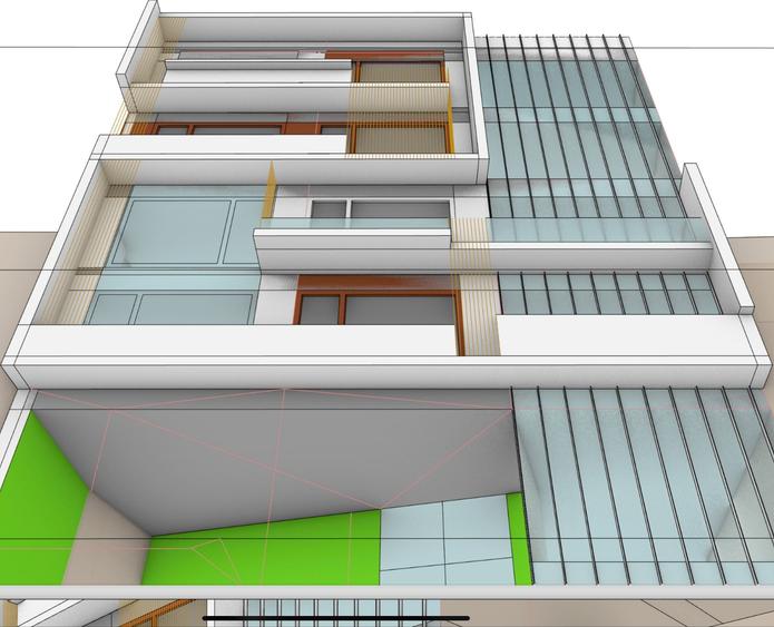 Teren cu autorizatie și proiect 2S+P+4E - 2