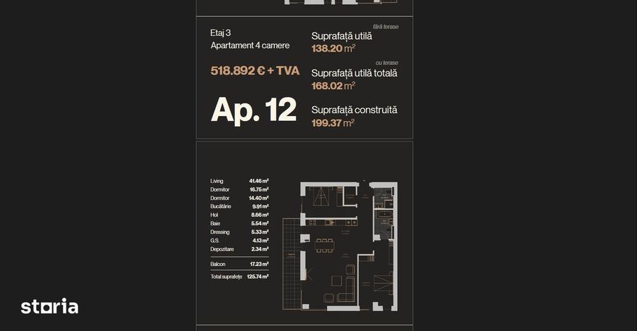 Bloc Boutique Premium in Iancu Nicolae | Apartament 4 camere - 130 mp - 2