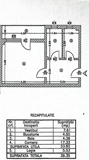 Garsoniera de inchiriat ideala pentru locuit sau activitati comerciale - 1