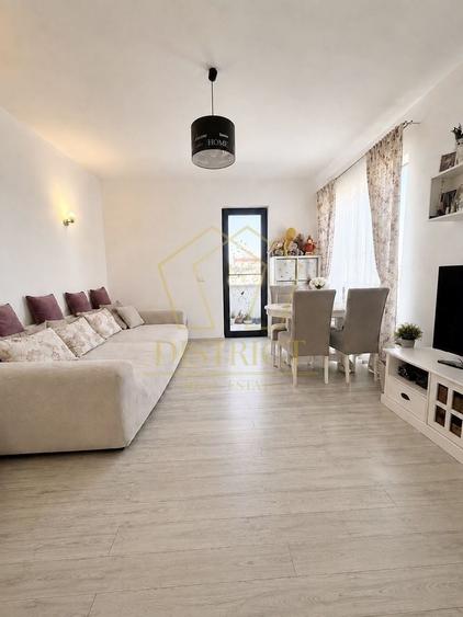 Apartament cu 2 camere semidecomandat, mobilat în Giroc