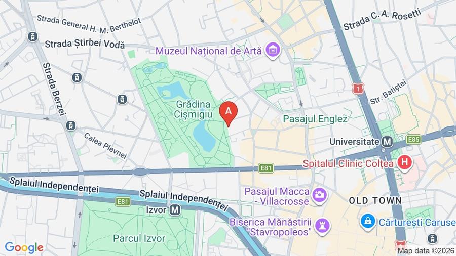 🏡 Proprietar vand Garsonieră  – Parc Cișmigiu - Vedere superbă - 75.000 € - 1