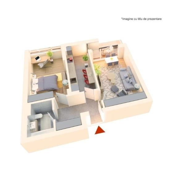 Apartament 2 camere nou-63 mp S.utilă - Zona Lacul Străulești-Mall Colosseum - 11