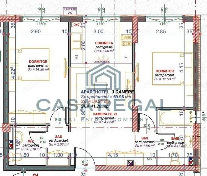 Apartament 3 camere -parter- bloc nou exclusivist zona centrala Oradea - 4