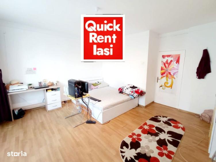 Pacurari Petrom Apartament 1Camera Cu Central Si Balcon De Inchiriat - 2