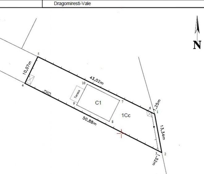 Casa Dragomiresti Vale parter 4 camere + Teren 400 mp New - 8