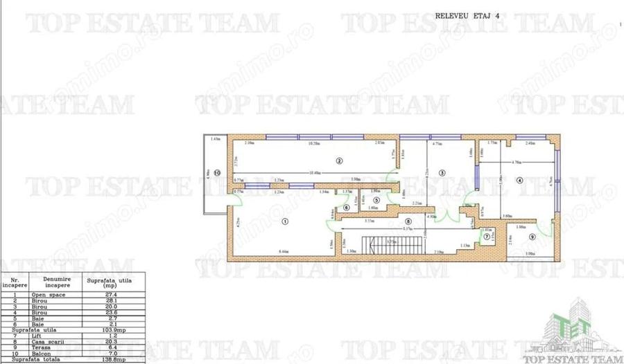 Inchiriere cladire de birouri S+P+4E, zona 1 Mai - 5