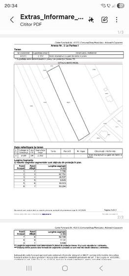 Teren intravilan, deschidere 20 m, Vaarlam-Adunatii Copaceni - 1