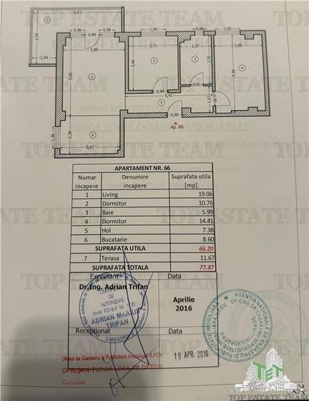 Apartament 3 camere in stare impecabila | 78mp - 6