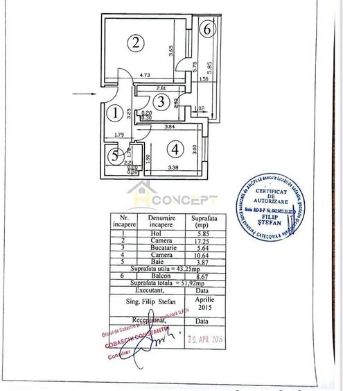 Ap 2 camere mobilat utilat Campus Scolar Popesti Leoerdeni - 11