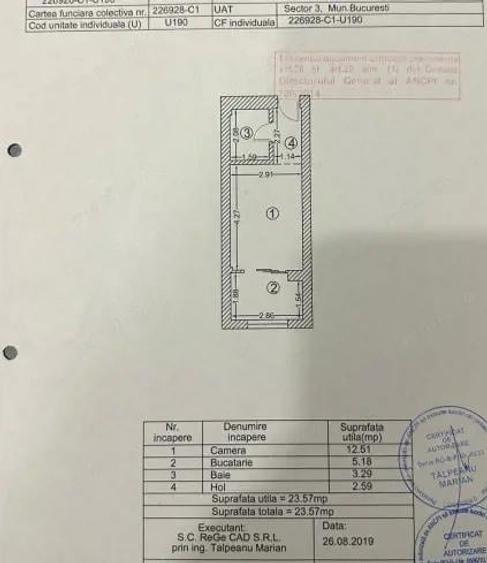 Garsoniera / Centrala Proprie / AC, Metrou / Palladium Residence - 1