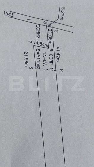 Teren intravilan, 811 mp, zona Jieni - 3