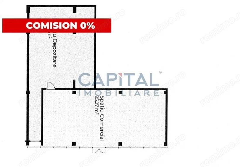 Spa?iu comercial de vanzare in Sopor 178,08 mp - 1