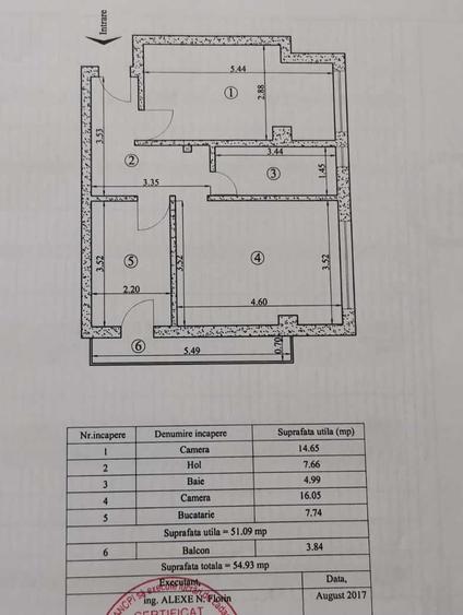Persoana fizica vand apartament 2 camere in Moara de Vant Complex Roua - 3