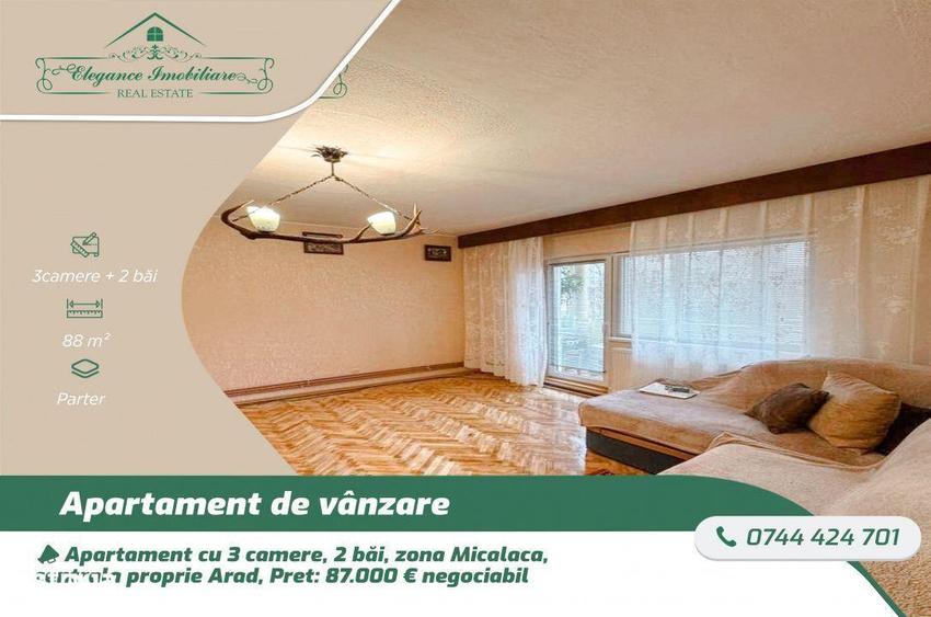 Apartament cu 3 camere si centrala proprie, zona 500 Micalaca, Arad - 13