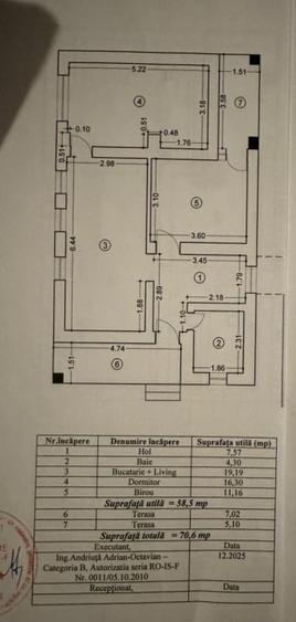 3 camere - Rediu - 71 mp + gradina 35 mp - parcare - 106000 euro - 3