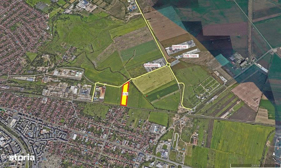 10.000 mp teren aproape de centura, pret de ocazie . - 4