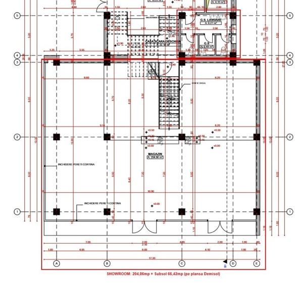 Fabric - Showroom + Spatiu birouri(optional) - Clasa A - Reclama luminoasa - 1